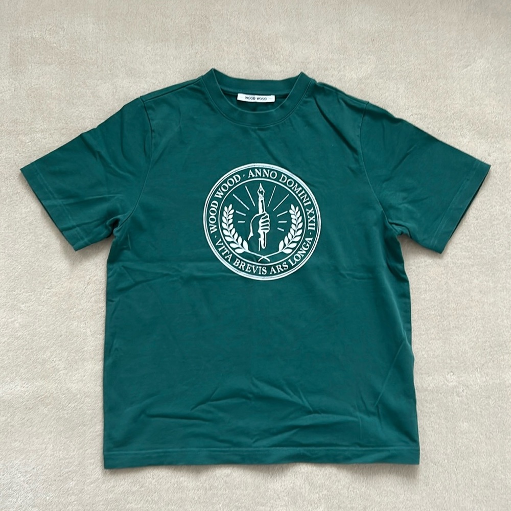 Wood Wood Aima Seal T-shirt, NWOT size XS